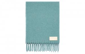 AMIPARIS Фринговая шаль из альпаки, Blue