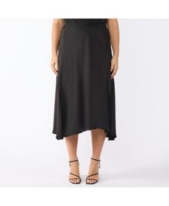 Женская атласная юбка Urban Luxe ESTELLE, Black