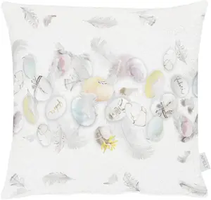 АПЕЛЬТ декоративная подушка "6444", чехол с наполнителем, 1 шт APELT 48х48 см, цвет natur/weiß + bedruckt