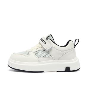 Детские кроссовки для скейтбординга с амортизацией, износостойкие, дышащие, легкие, с низким верхом. BIG WASP, бежевый/черный