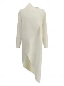 Пальто с запахом Alaïa, нейтральный