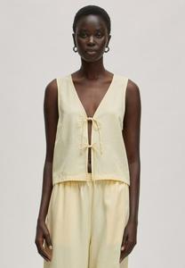 Топ EDITED KENLEY, Gelb Beige Creme/Yellow