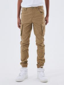 Брюки карго NKMRYAN CARGO R TWI PANT 2222-BA Name it, цвет kelp
