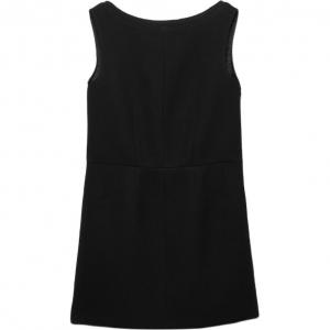 Безрукавное платье с круглым вырезом PRADA