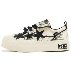 Холщовые кеды унисекс с низким верхом черного цвета Kaalixto