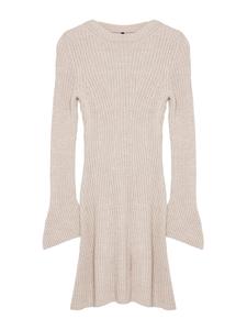 Вязаное платье Trendyol, Greige