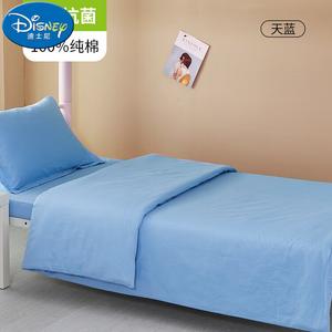 Disney Комплект постельного белья 1.5м, 4 предмета: пододеяльник 200x230 см, простыня, цвет небесно-голубой