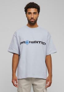 Футболка с принтом PROHIBITED, цвет purple