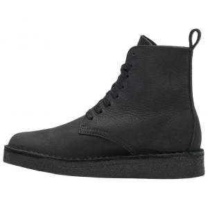 Clarks Оригинальные кеды Desert Coal Hi Black Nubuck для женщин