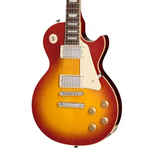 Гитара Epiphone Les Paul Standard 50s с фигурной верхней декой и премиальной сумкой для переноски - Вишнево-коралловый градиент