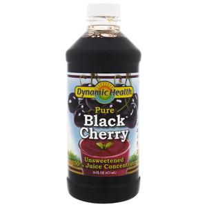 Dynamic Health  Laboratories Pure Black Cherry 100% Juice Concentrate Unsweetened 16 fl oz (473 ml)