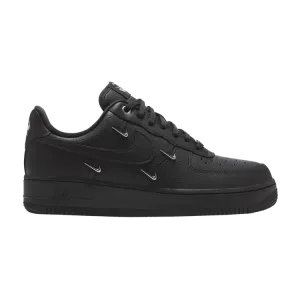 Кроссовки Wmns Air Force 1, цвет Black Silver Mini Swoosh