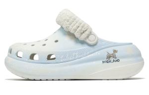 Crocs Классические теплые сабо унисекс светло-голубые