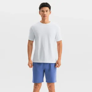 Мужская базовая флисовая футболка Domyos для фитнеса