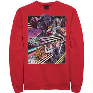 Мужская неоновая толстовка с плакатом Альянса повстанцев «Звездные войны» Licensed Character, красный