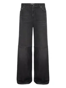 Джинсы с вырезами Jean Paul Gaultier, черный