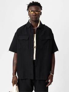 Удобная рубашка на пуговицах VAMOS CLO North Richland Hills, черный