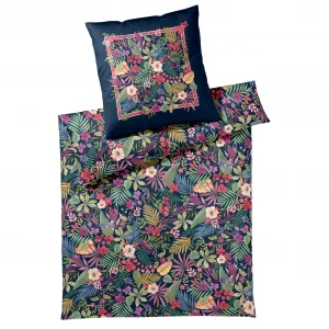 Элегантное постельное белье «Райз», (2 шт.), приятное к коже Elegante, темно-синий