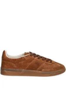 Кеды с логотипом BOSS, коричневый