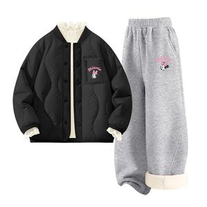 Детская повседневная спортивная одежда Disney, черный/мультиколор