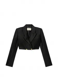 Жакет с диагональной шнуровкой BLUMARINE, черный