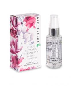 Силиконовая сыворотка с УФ-фильтром шелк + витамин А, 50 мл Bioelixire, Vegan