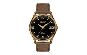 Часы Tissot Heritage Visodate, арт. T118.410.36.057.00, черный/коричневый