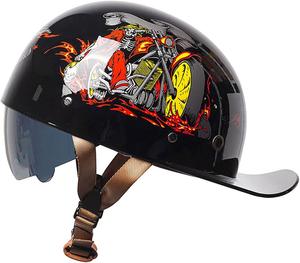 Шлем винтажный stdpcxz, черный