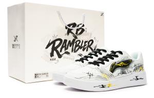 LINING Кроссовки для скейтбординга Acer Truncatum, износостойкие и легкие, низкие, унисекс, бело-черные