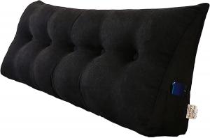 Треугольная клиновидная подушка для позиционирования, подушка для чтения, спинка для кровати, подушка для спинки кровати, мягкая клиновидная подушка для позиционирования, подушка для чтения для кровати (Цвет: A, Размер: 150x50x20 см/59x20 см) COZMAX