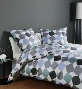 Комплект постельного белья Janine Design Mako-Satin JD 87106, синий, размер 135x200+80x80 Original Janine