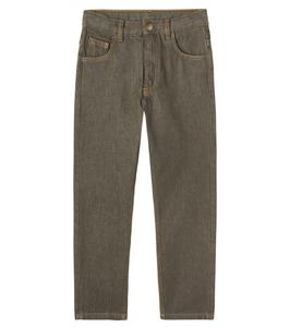 Джинсы из хлопковой смеси Bonpoint, Kaki Fonce