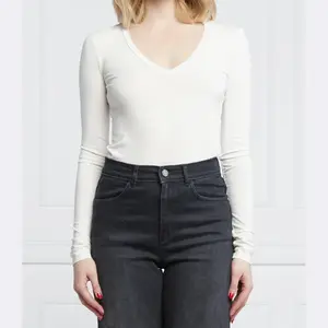 Узкая блузка Patrizia Pepe, белый