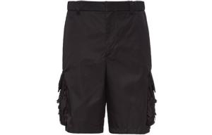 Шорты-карго Prada, черный