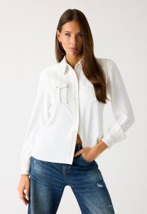 Блуза Guess Button-down blouse, Creme/Beige