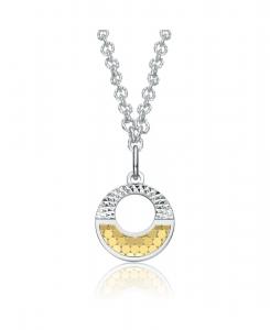 Кулон Круг бесконечной гармонии на цепочке Rachel Glauber, White