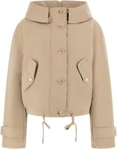 GUESS женская укороченная парка Eco Nora, Macadamia Nuts Multi