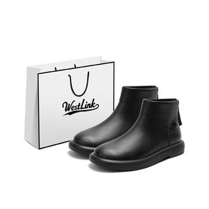 Ботильоны женские 3,0 см WESTLINK, Black (Fleece-Lined)