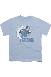 Футболка с коротким рукавом DC Comics Zatanna для детей Gildan, светло-голубой