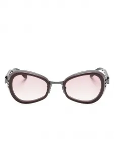 Солнцезащитные очки 10616H в геометричной оправе Matsuda, фиолетовый