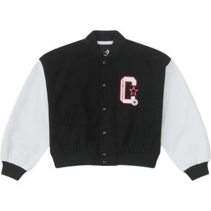 Куртка бейсбольная женская черная Converse