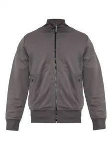 Толстовка на молнии с логотипом Palm Angels, серый