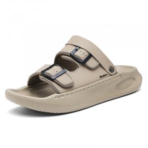 BAKE Пляжные сандалии мужские, черно-коричневые