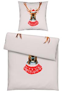 Постельное белье из фланели 135/200 см Esposa, белый