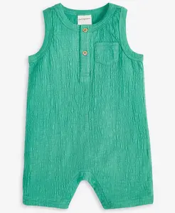 Детский вязаный комбинезон из марли для мальчиков First Impressions, зеленый