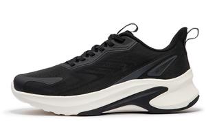 Кроссовки Sharp Teeth для бега мужские с низким верхом, черные/белые 361°