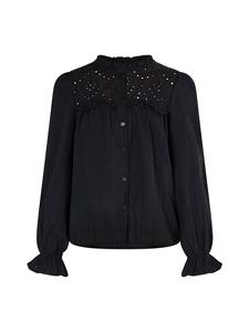 DreiMaster Женская блузка с длинными рукавами черного цвета