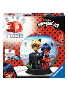 Пазл Ravensburger из 72 деталей, конструктор Puzzle Ball Miraculous, в красочном исполнении