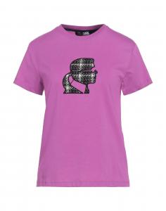 Футболка Karl Lagerfeld, лиловый
