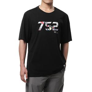 Футболка унисекс черная TREKSTA